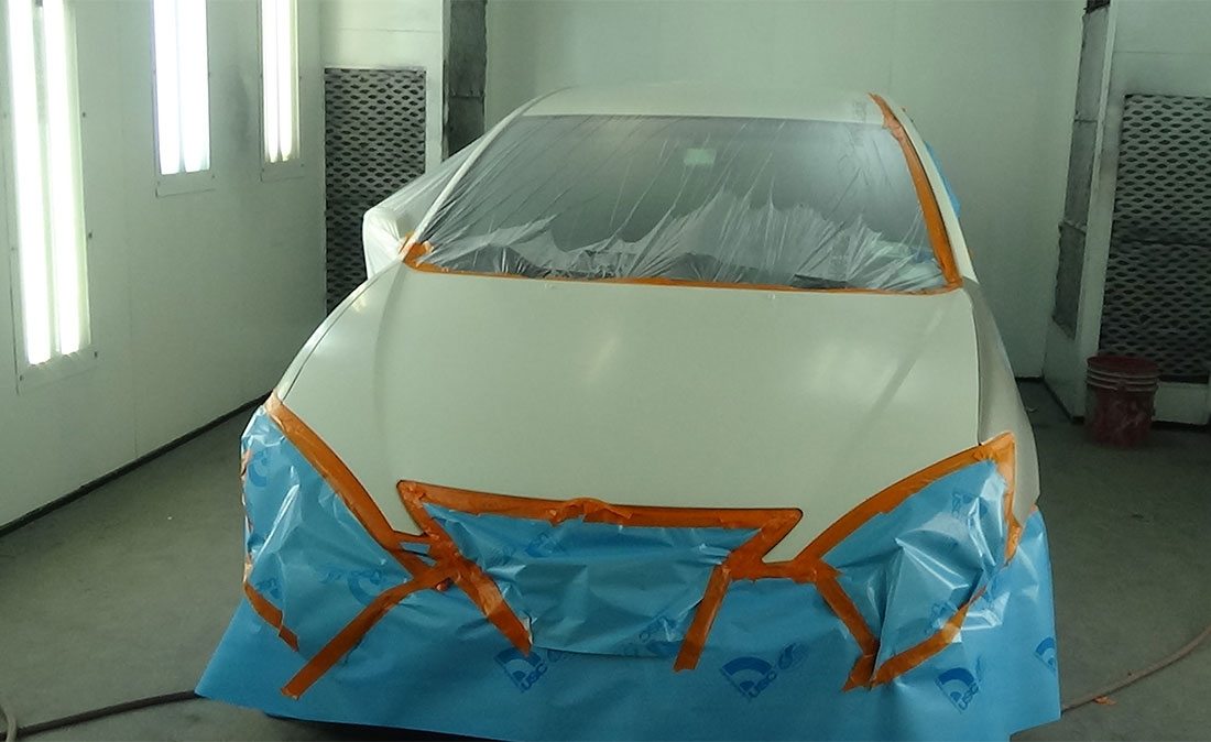 car being painted